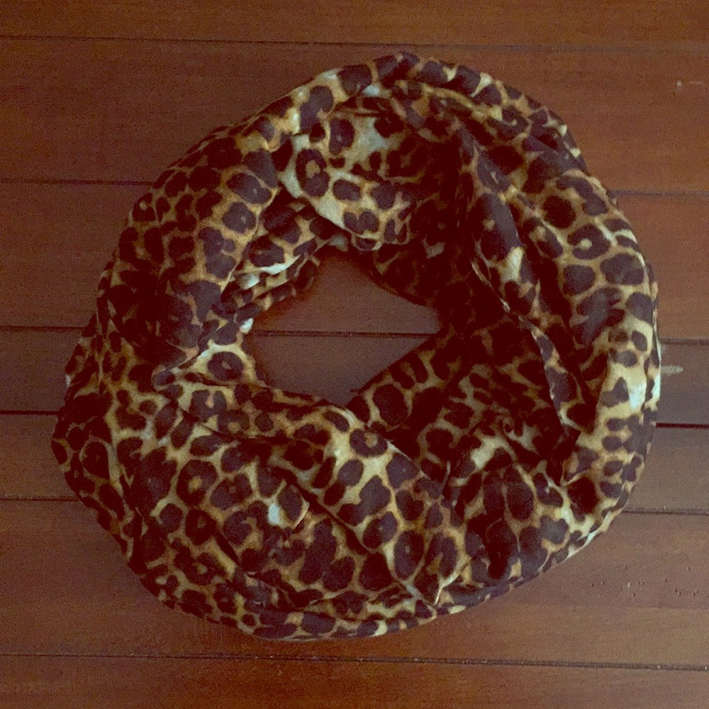 Leopard Print Infinity Scarf